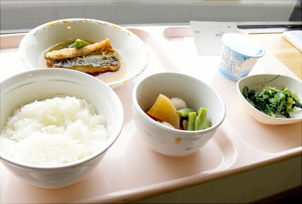 日清医療食品（病院のお食事）のメニュー1